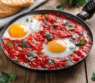 Huevos en salsa