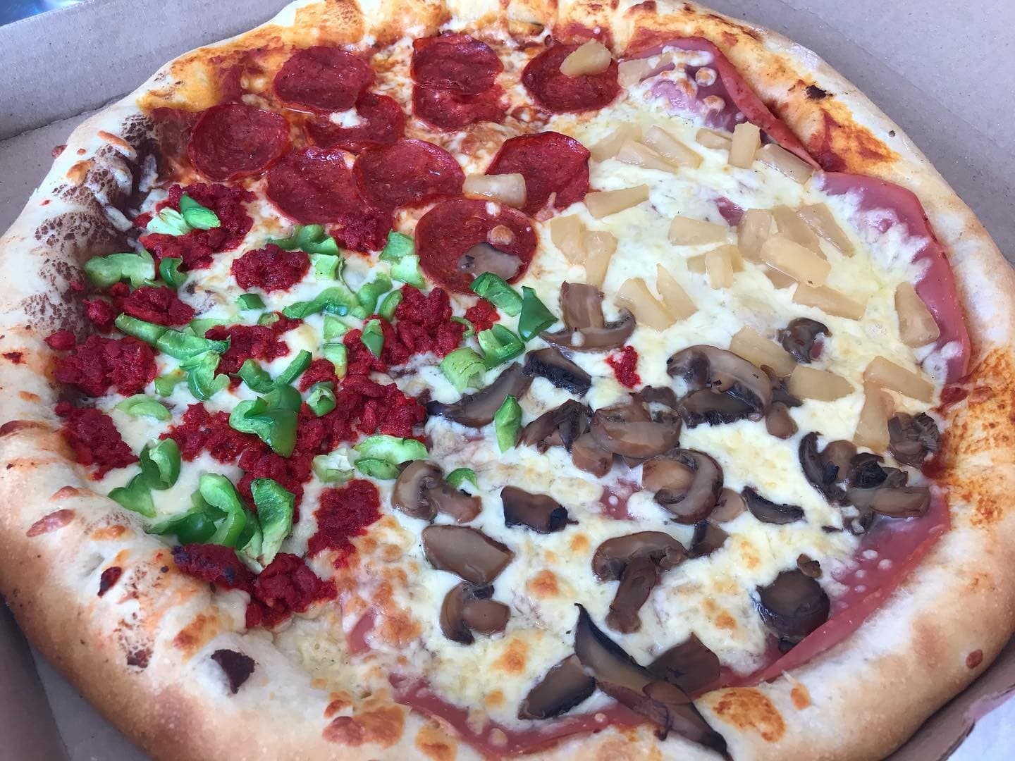 Pizza gde 4 en 1