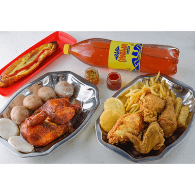 Combo Mixto 1/2 Asado y 1/2 Broaster + Gaseosa