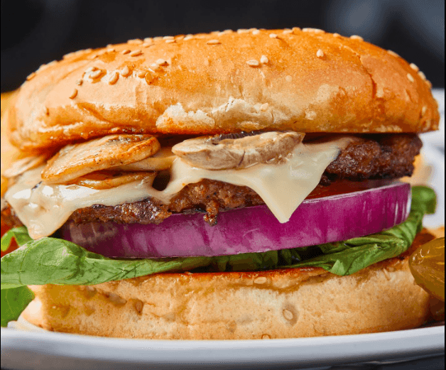 Mushroom Cheese Burger