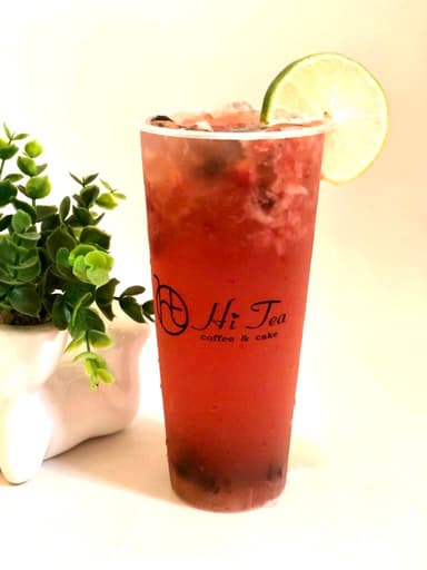 Té Fresa con Boba