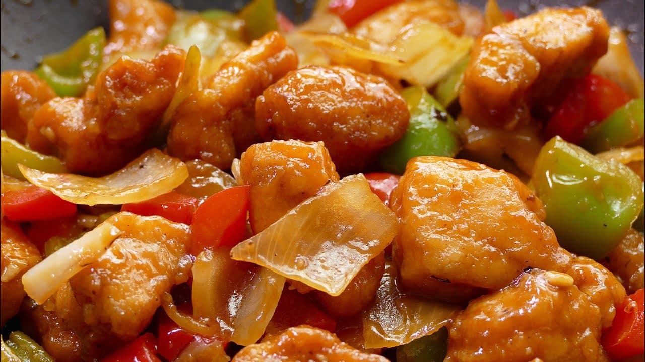 Pollo Piña Agridulce individual