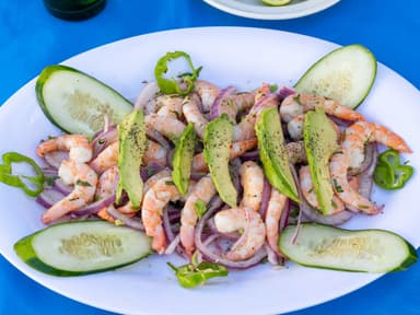Ensalada de Camarones
