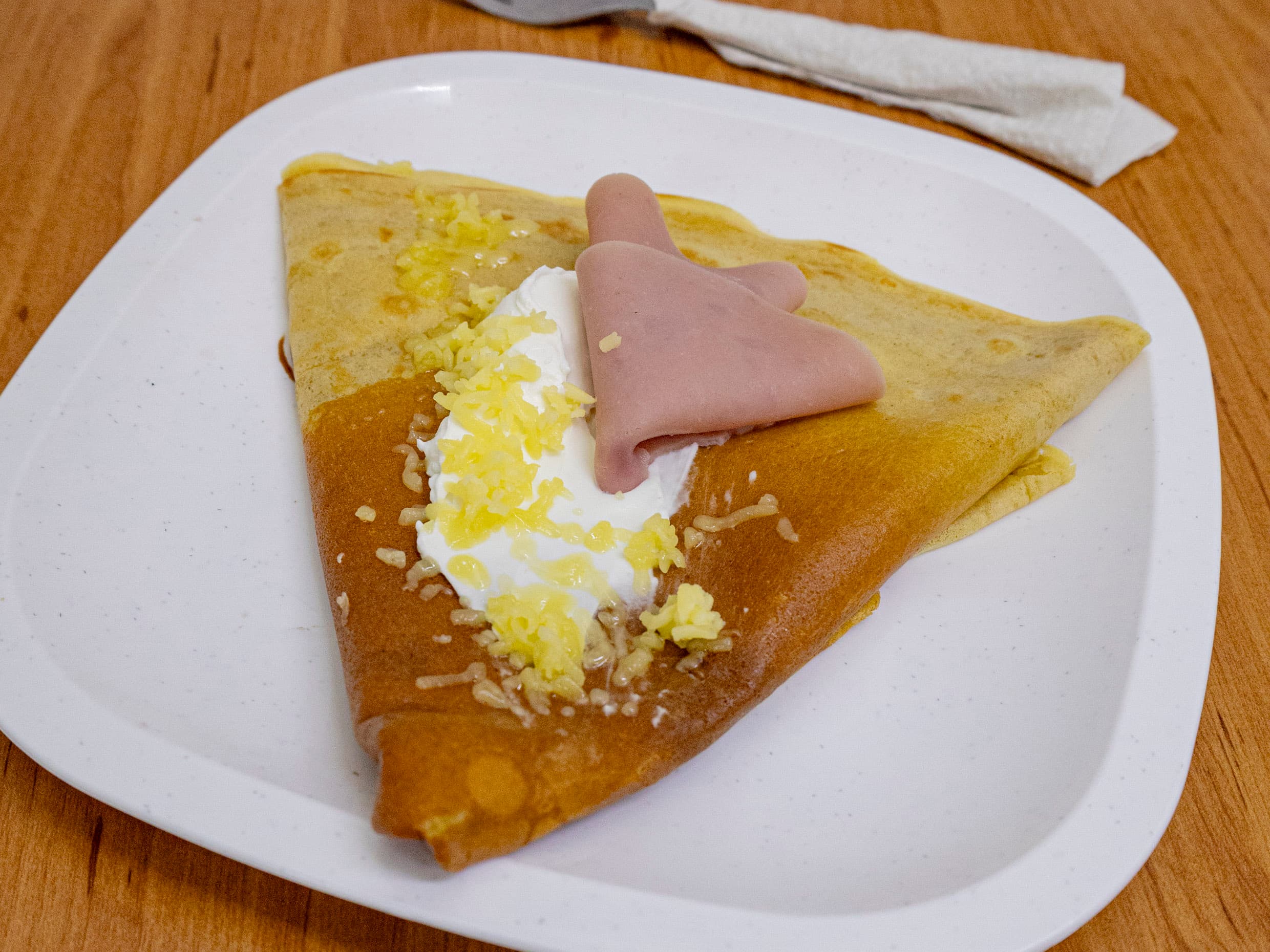 Crepa de Manchego con Jamón