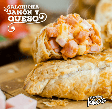 Paste Salchicha, Jamón y Queso