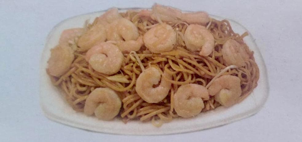 Spaguetti con Camarones