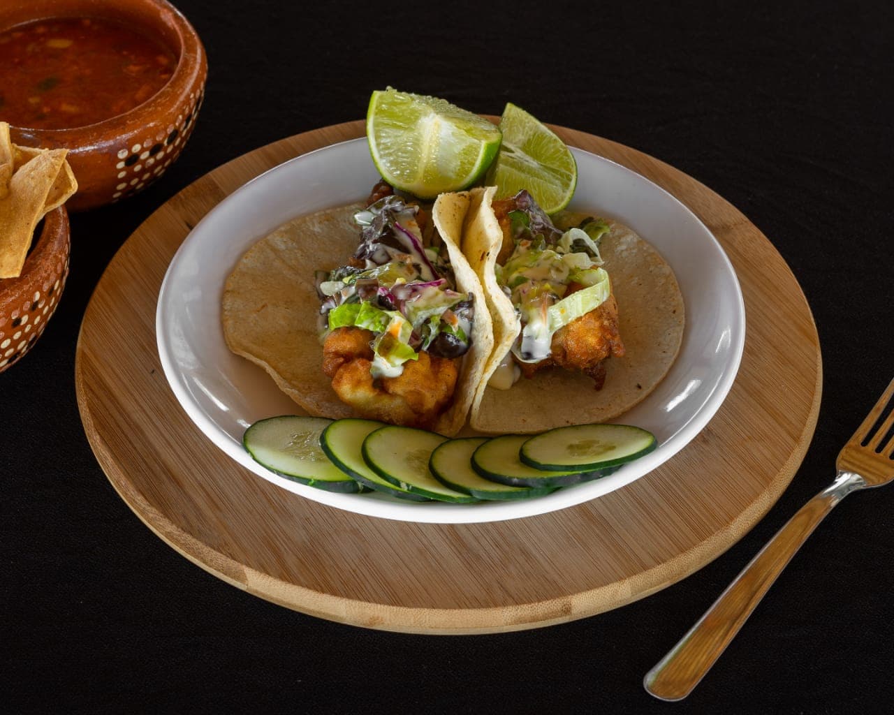 Tacos de Pescado ( Orden de 4 Tacos)