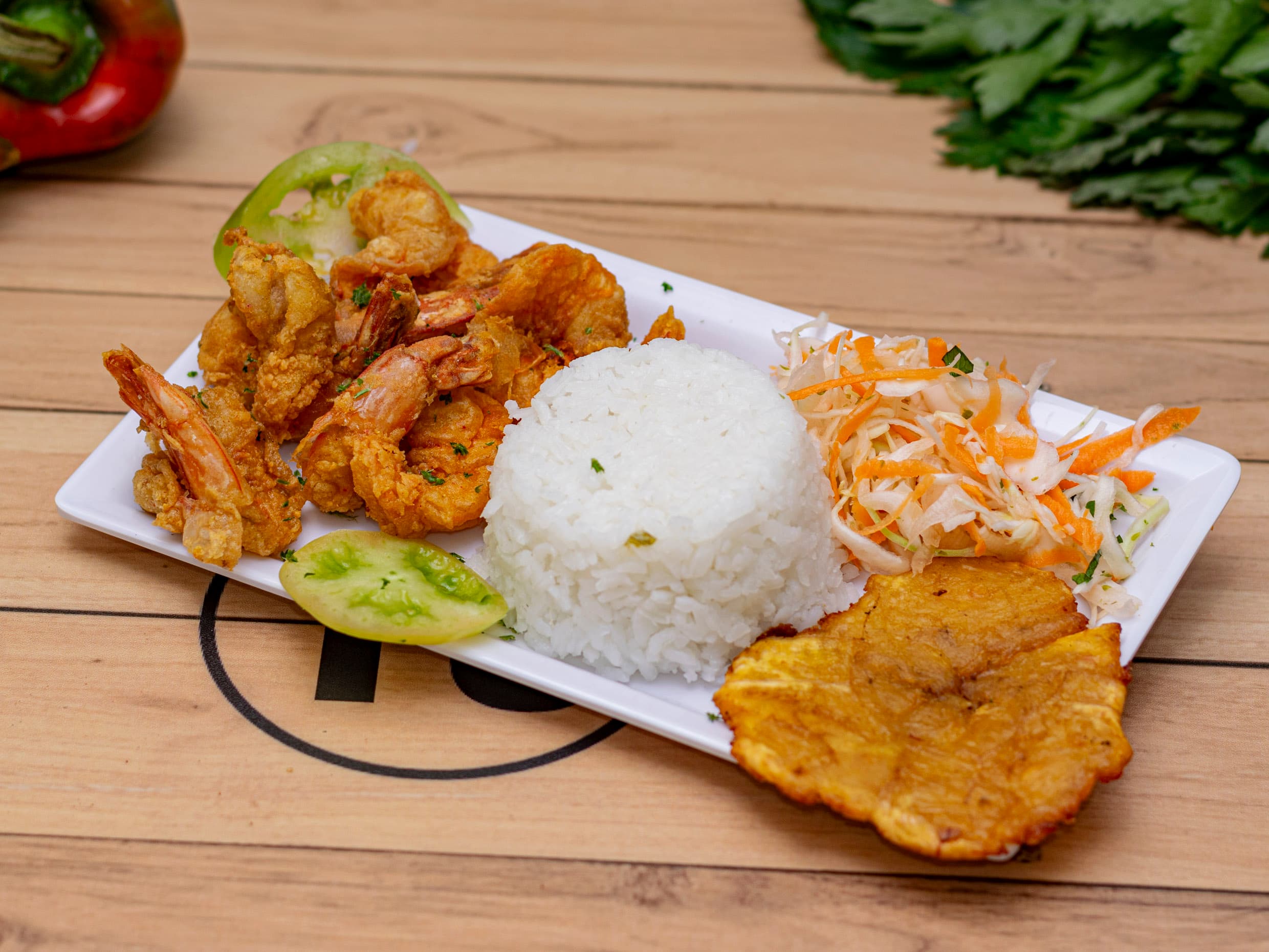 Langostinos fritos a la española