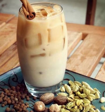 Chai Tea Vainilla Sin Azúcar Helado