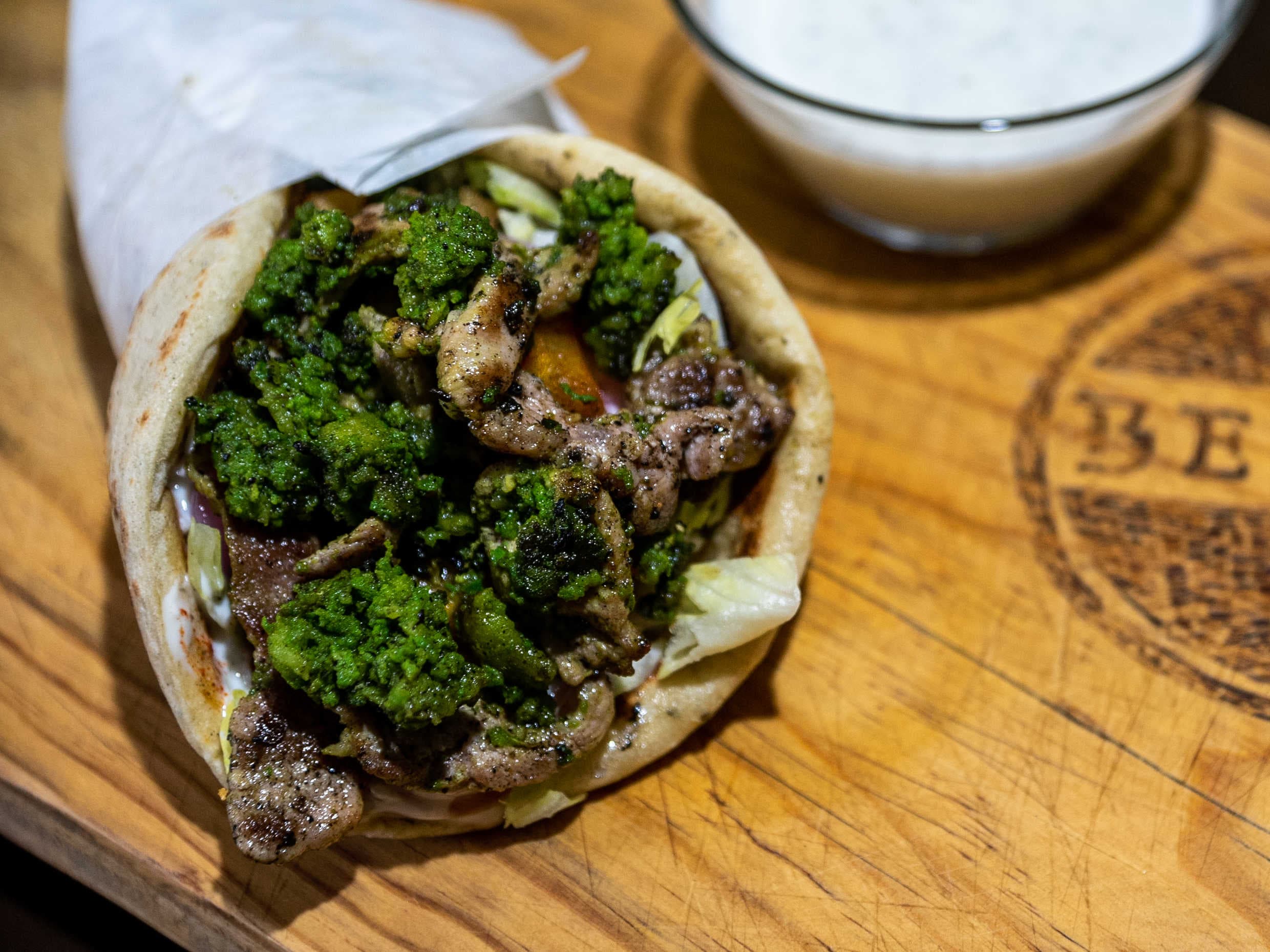 Green Pork Gyro