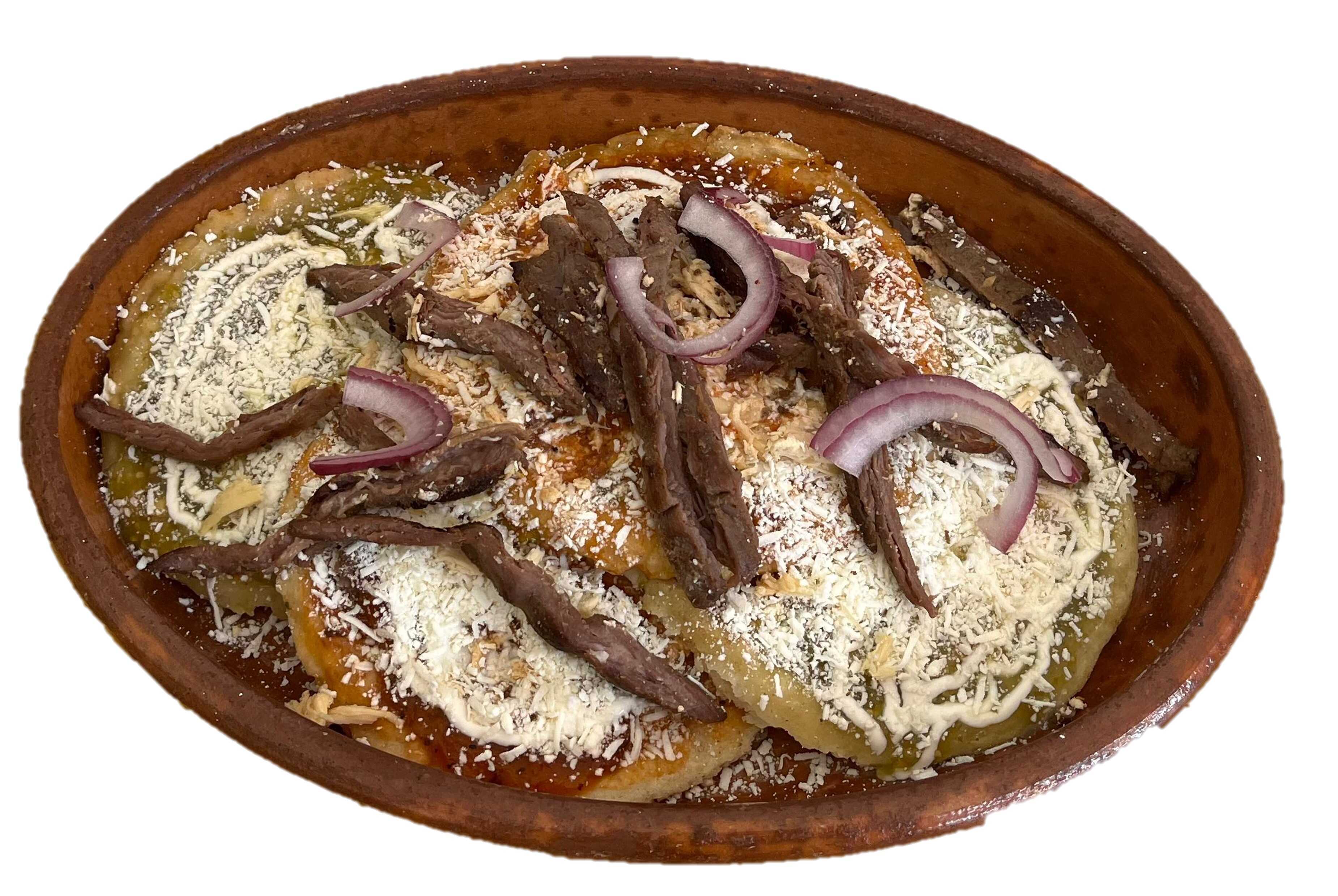 Picaditas con Arrachera