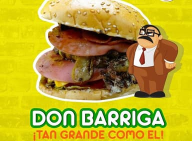 Hamburguesa Sr. Barriga