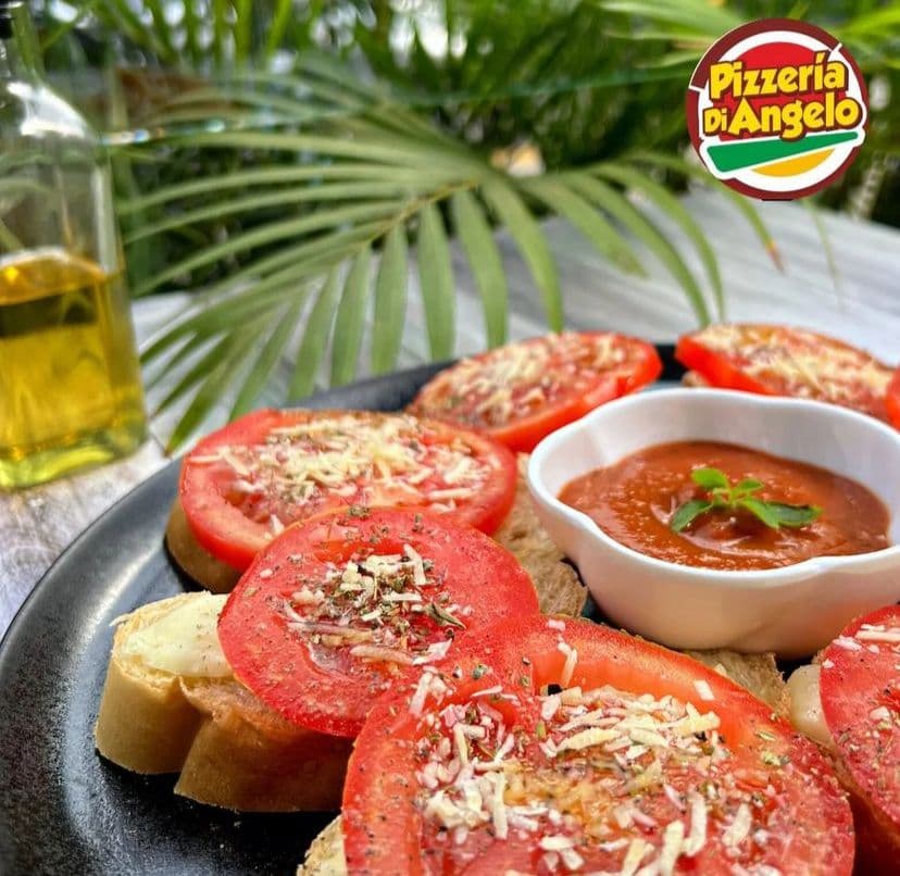 Tomate en Pan Francés Gratinado