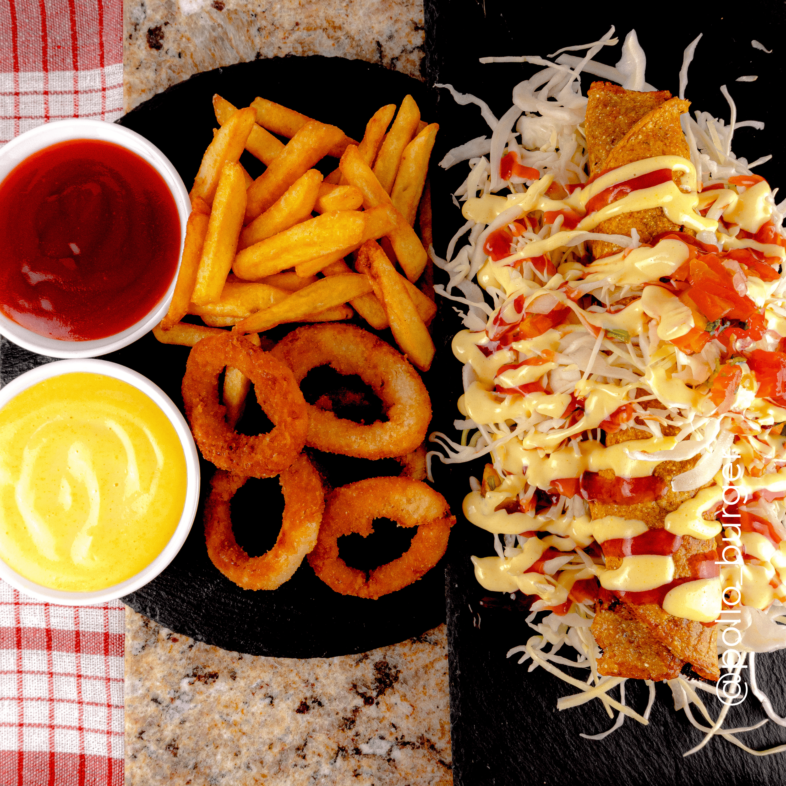 Taco Grande con Papas