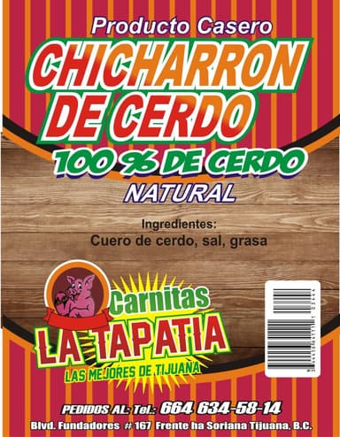 Bolsa de Chicharrón Casero con Carne Muy Rico!!!!