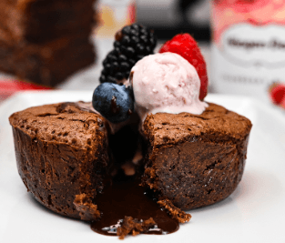Brownie con Helado