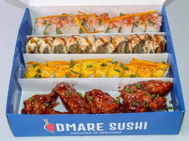 Combo 30 Makis + 4 Alitas BBQ