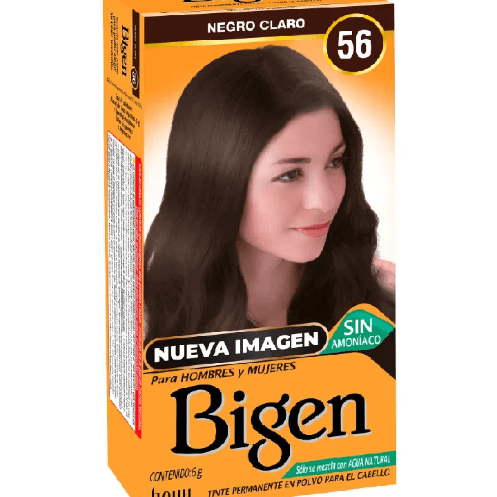 Tinte Bigen tono 56 negro claro x6gr