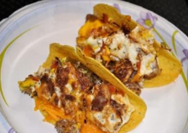 Taco Chorizo c/queso