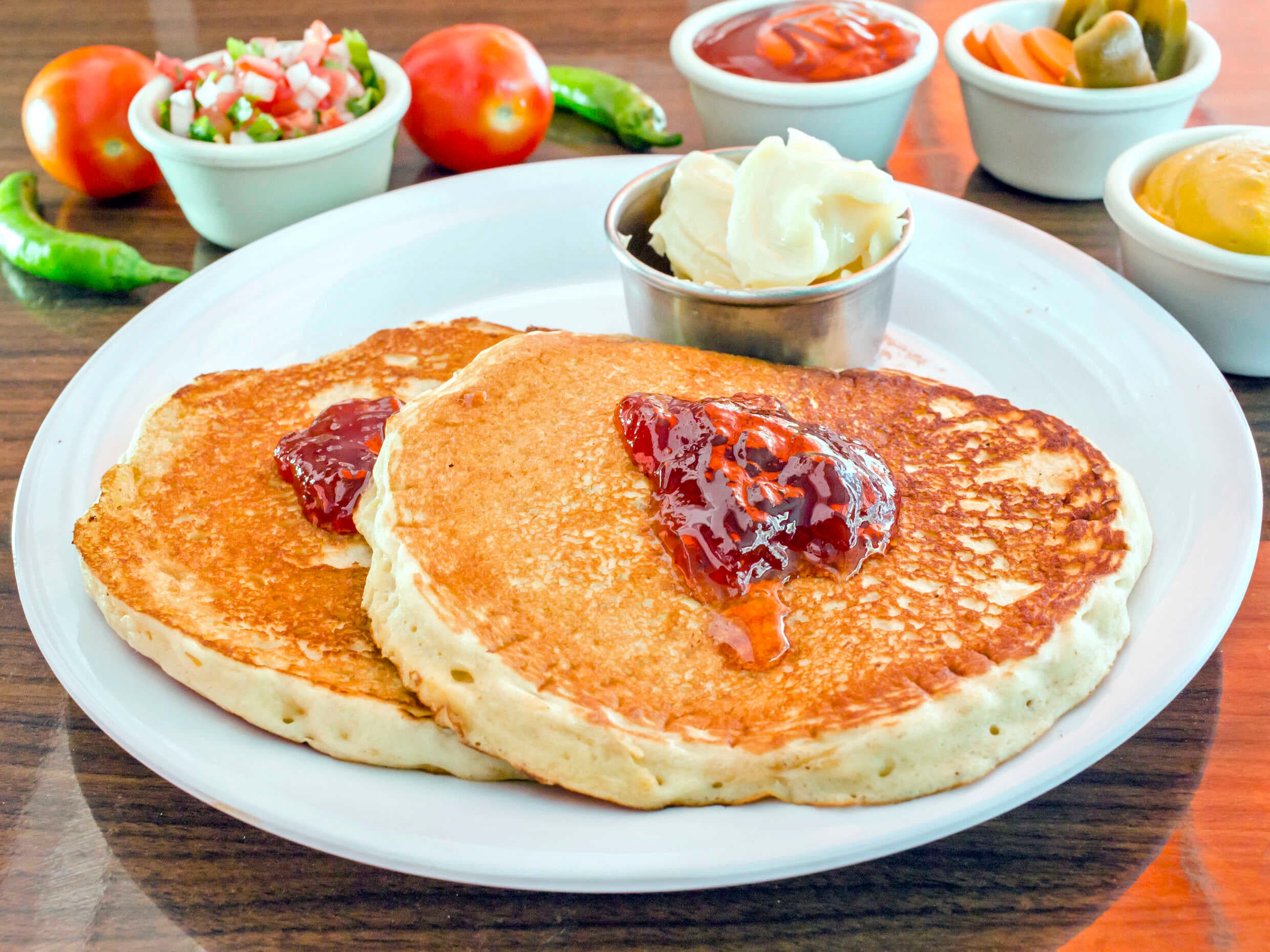 Hot Cakes y Licuado