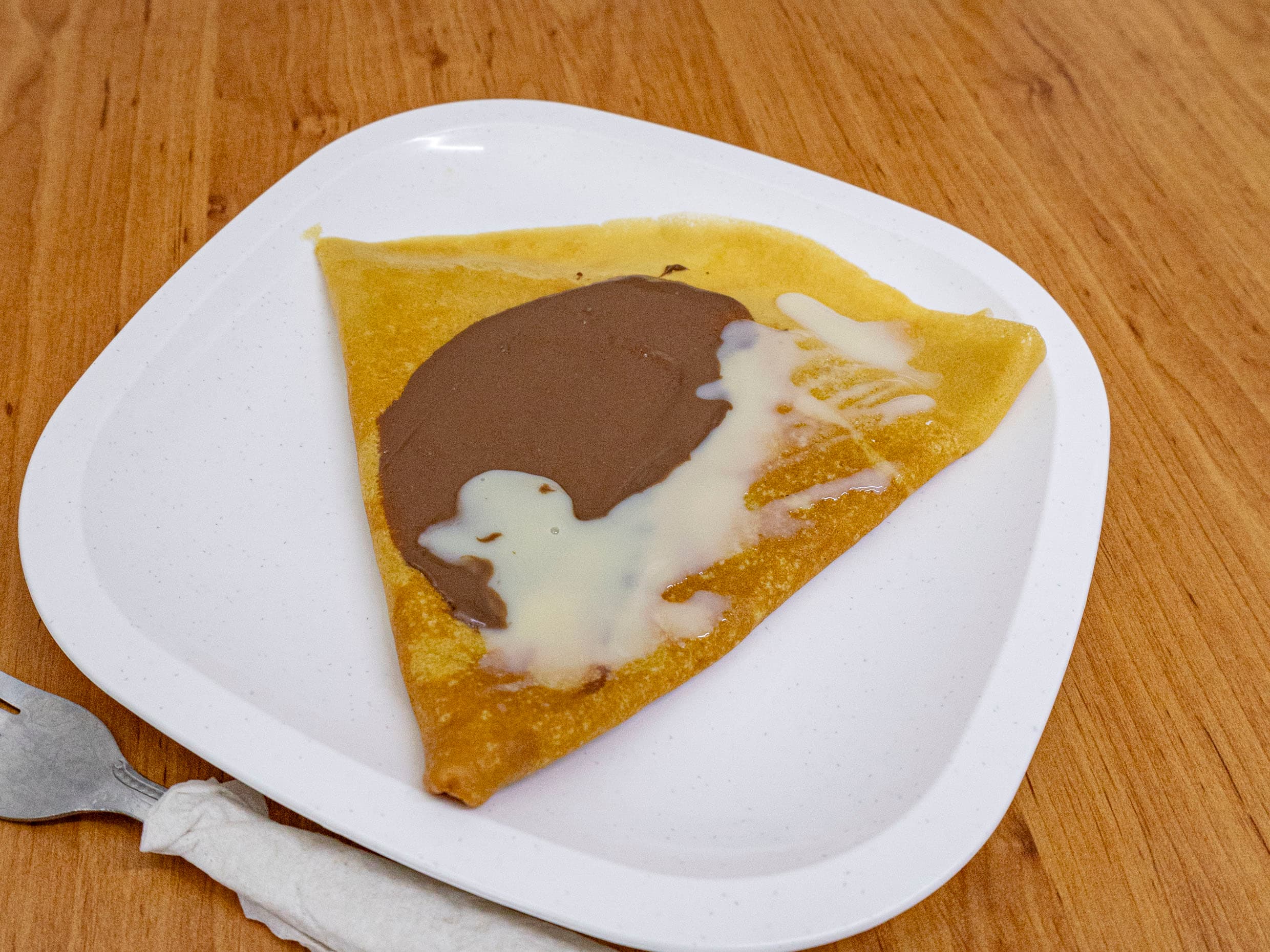 Crepa de Nutella con Lechera