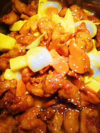 Pollo a la Piña