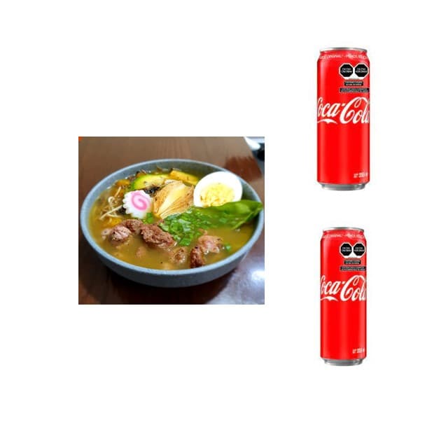 Combo Coca Cola Ramen de Res Chico