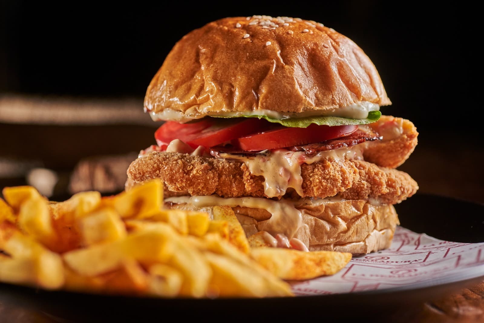 Combo Hamburguesa Pollo + Papas
