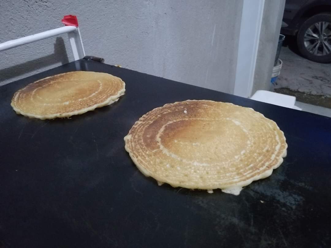 Hot-Cakes de Mermelada de Piña