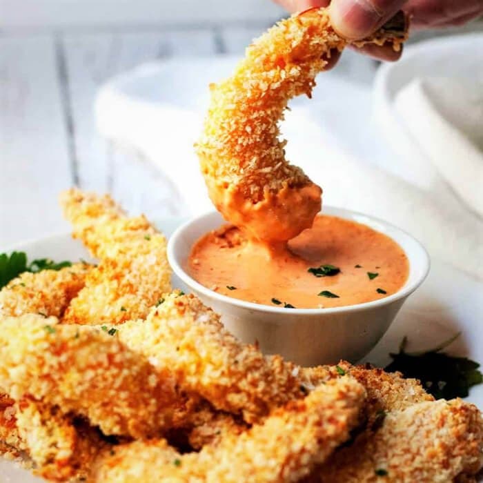 Camarones Empanizados