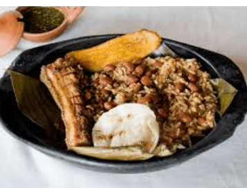 Calentado con Carne de Chicharrón