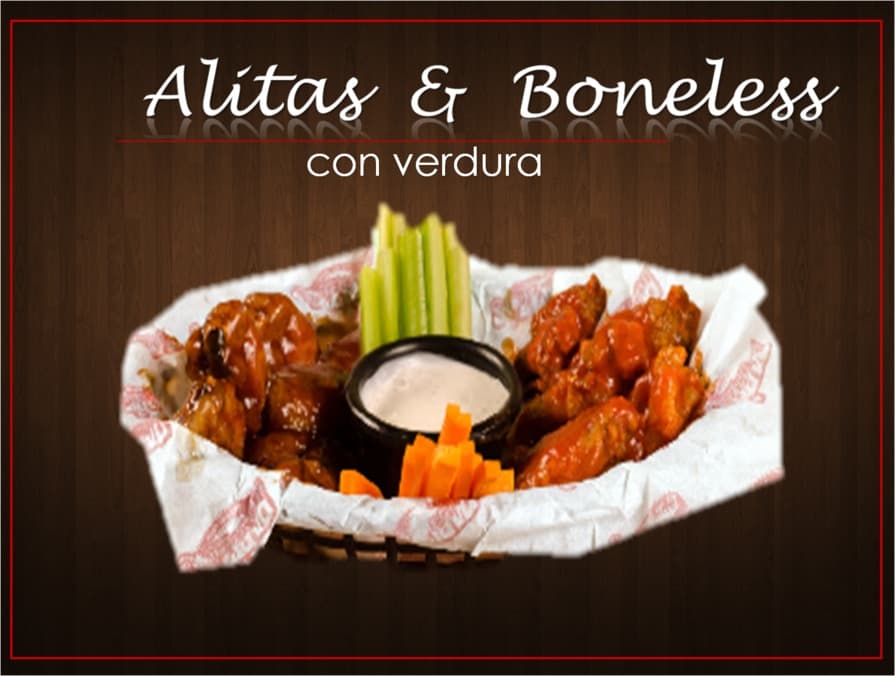 Alitas (BBQ o Buffalo)