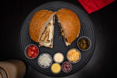 Hamburguesa Suiza.