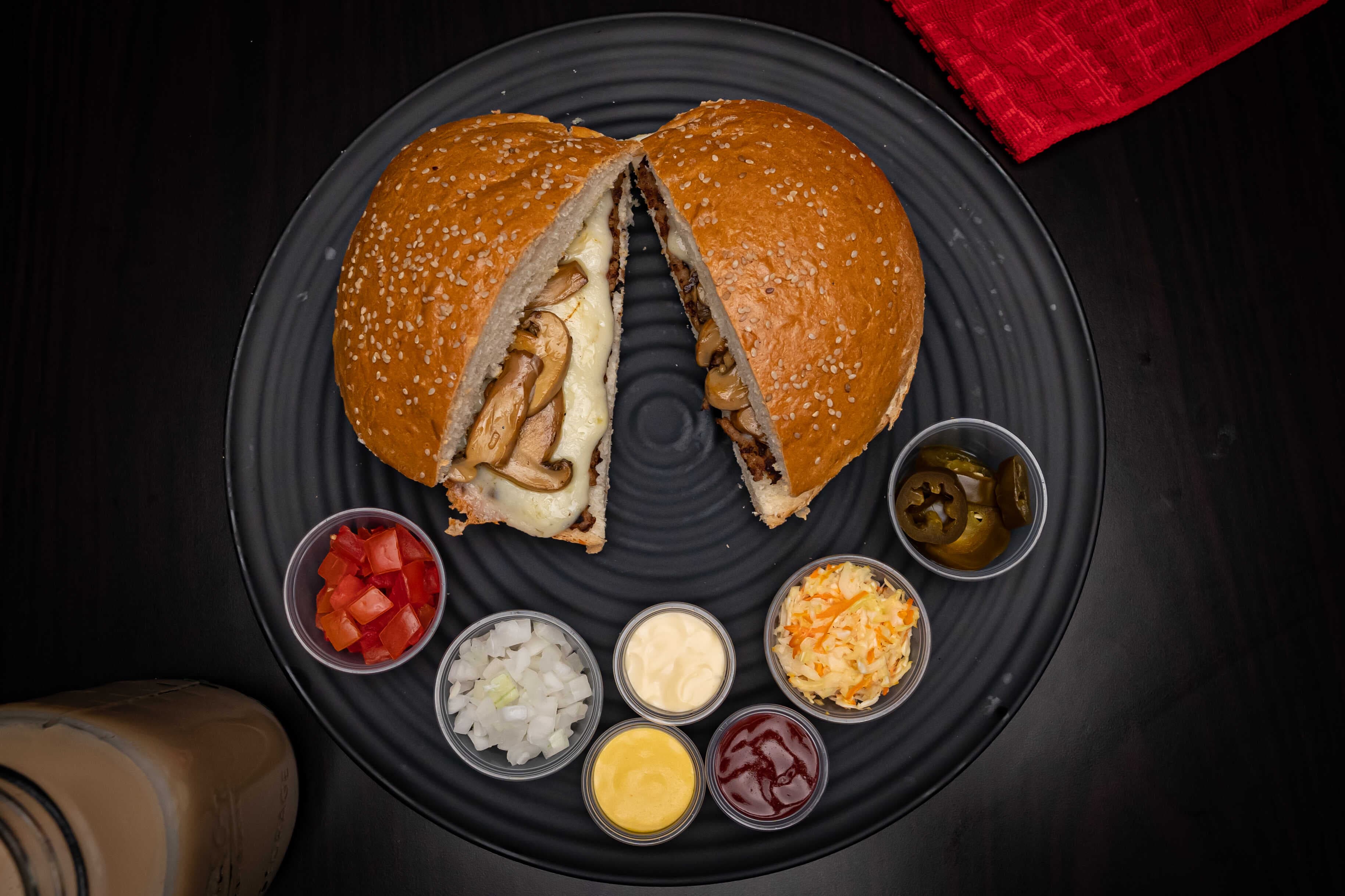 Hamburguesa Suiza.