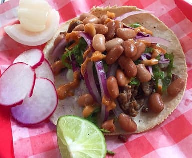 Orden de tacos de asada