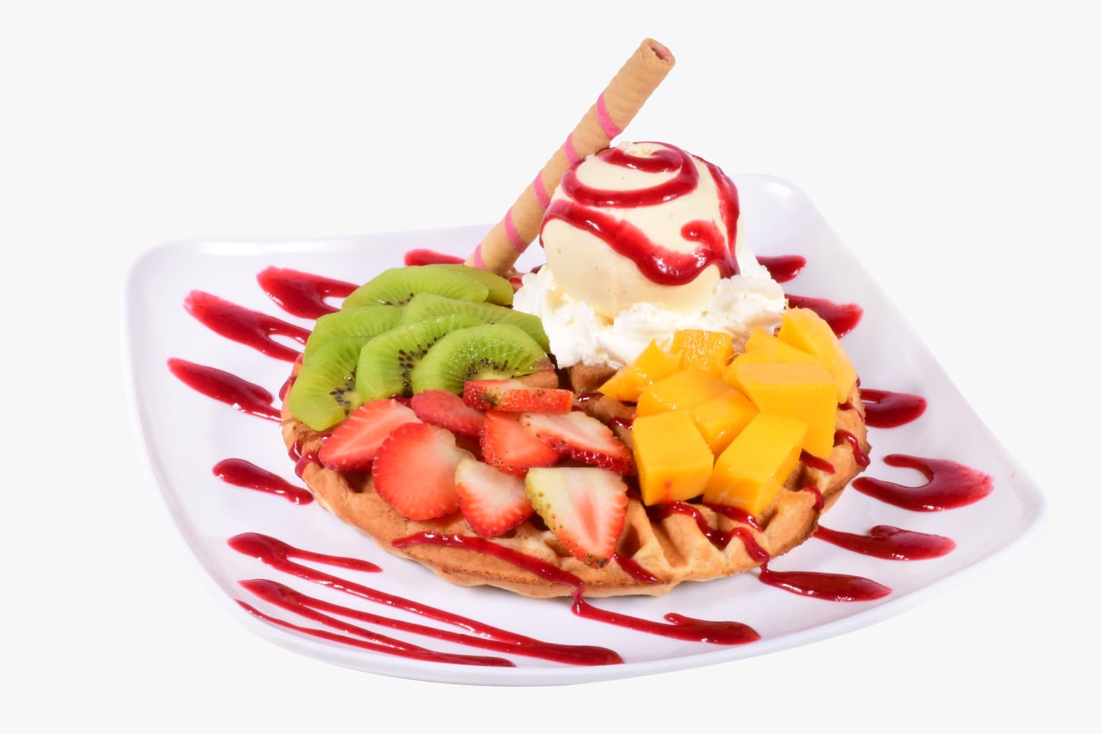 Waffle Frutal