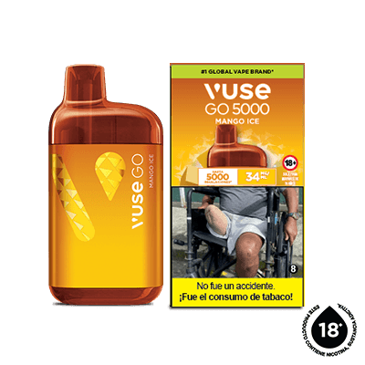 Vapeador Desechable Vuse Go 5K Mango Ice