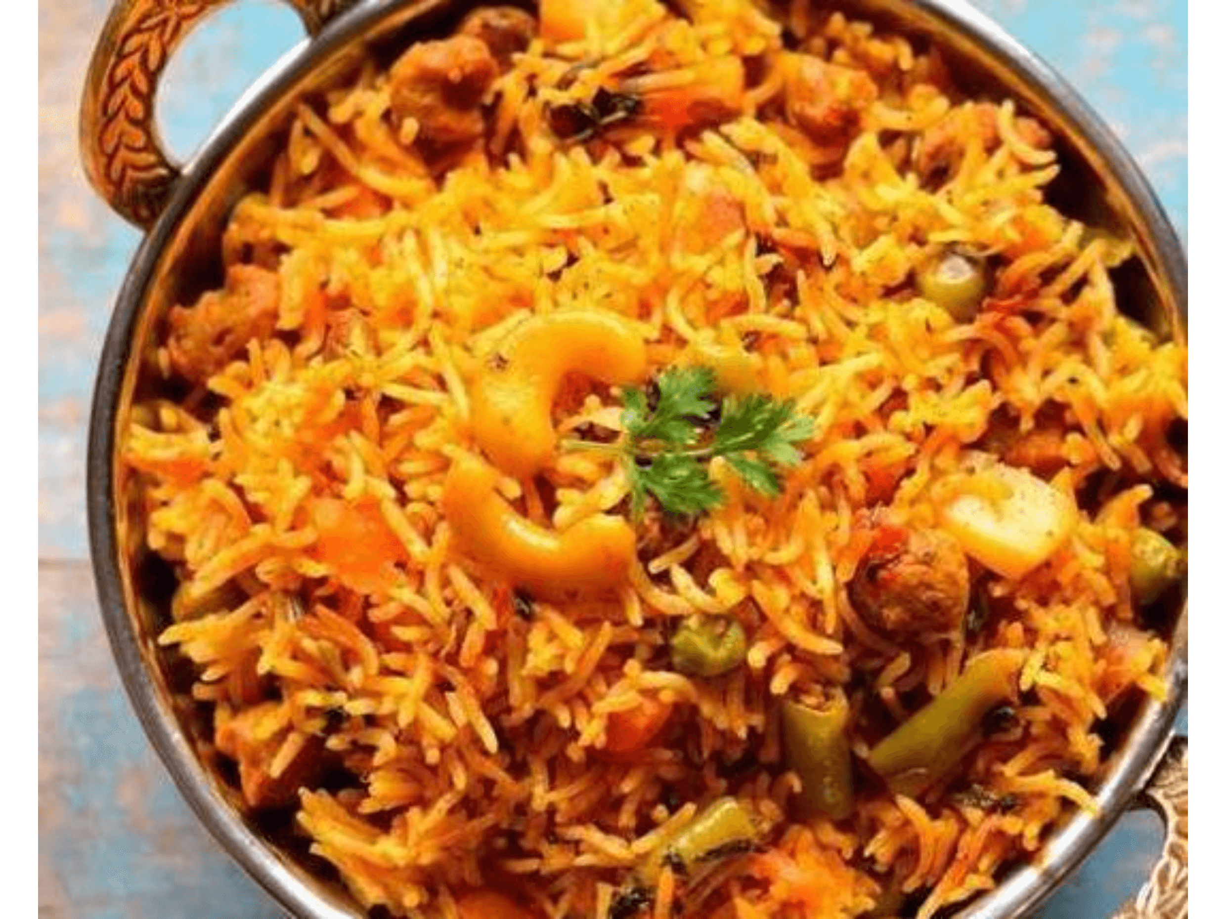 Vegetales Biryani