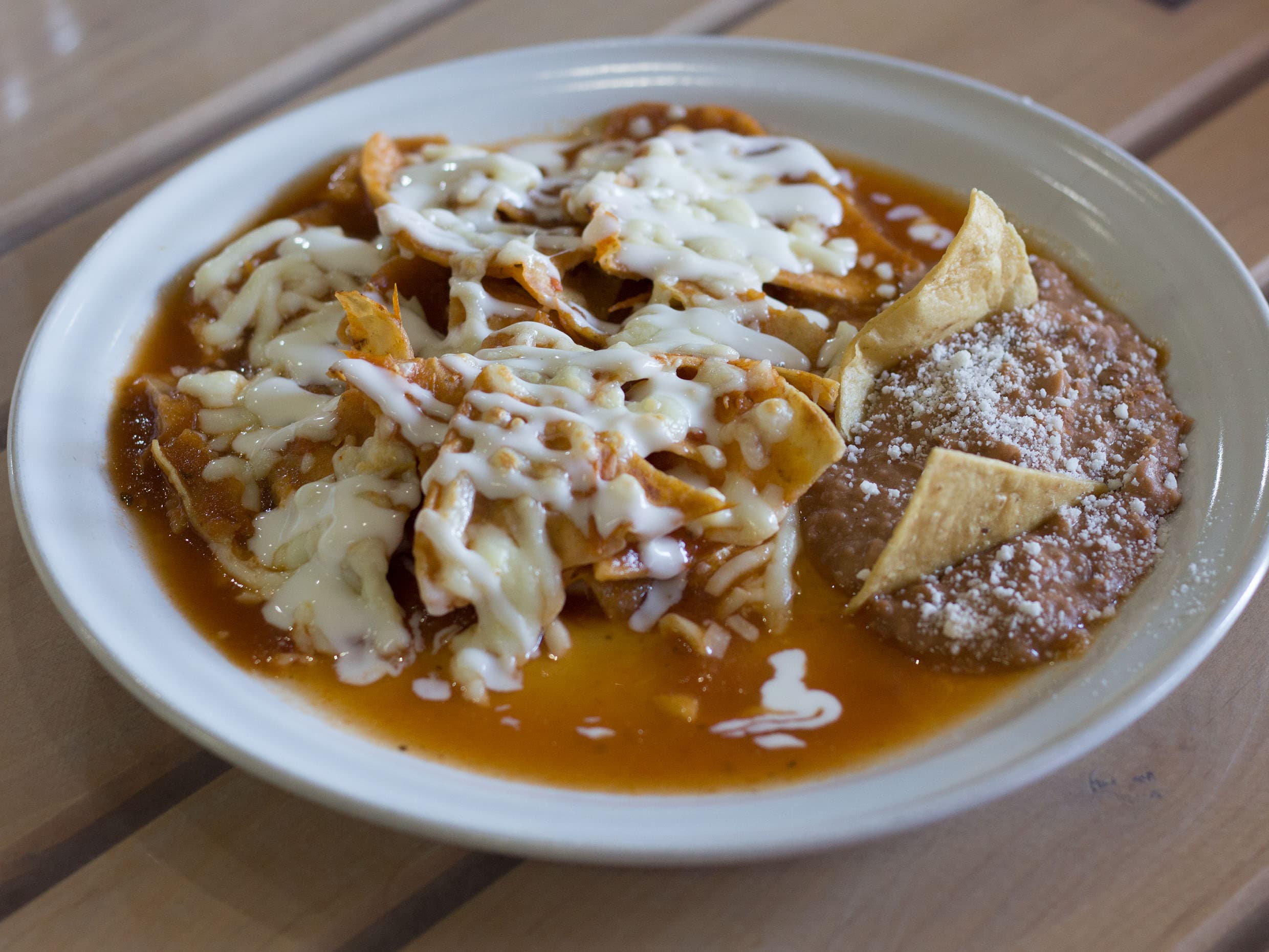 Chilaquiles con Huevo