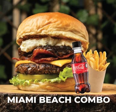 Combo Hamburguesa Miami Beach