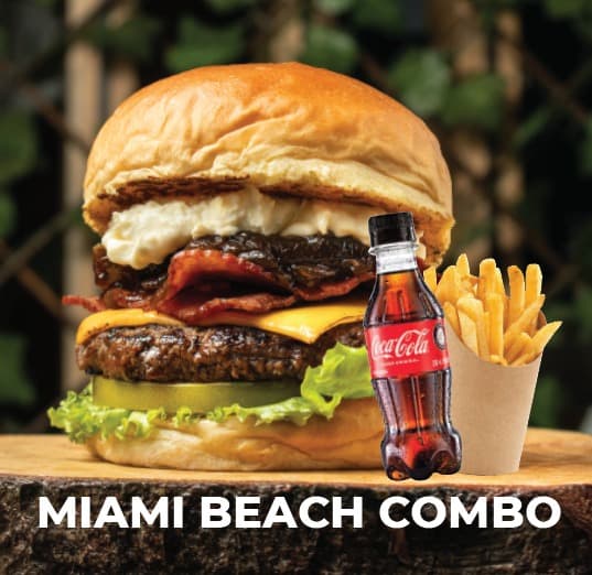 Combo Hamburguesa Miami Beach