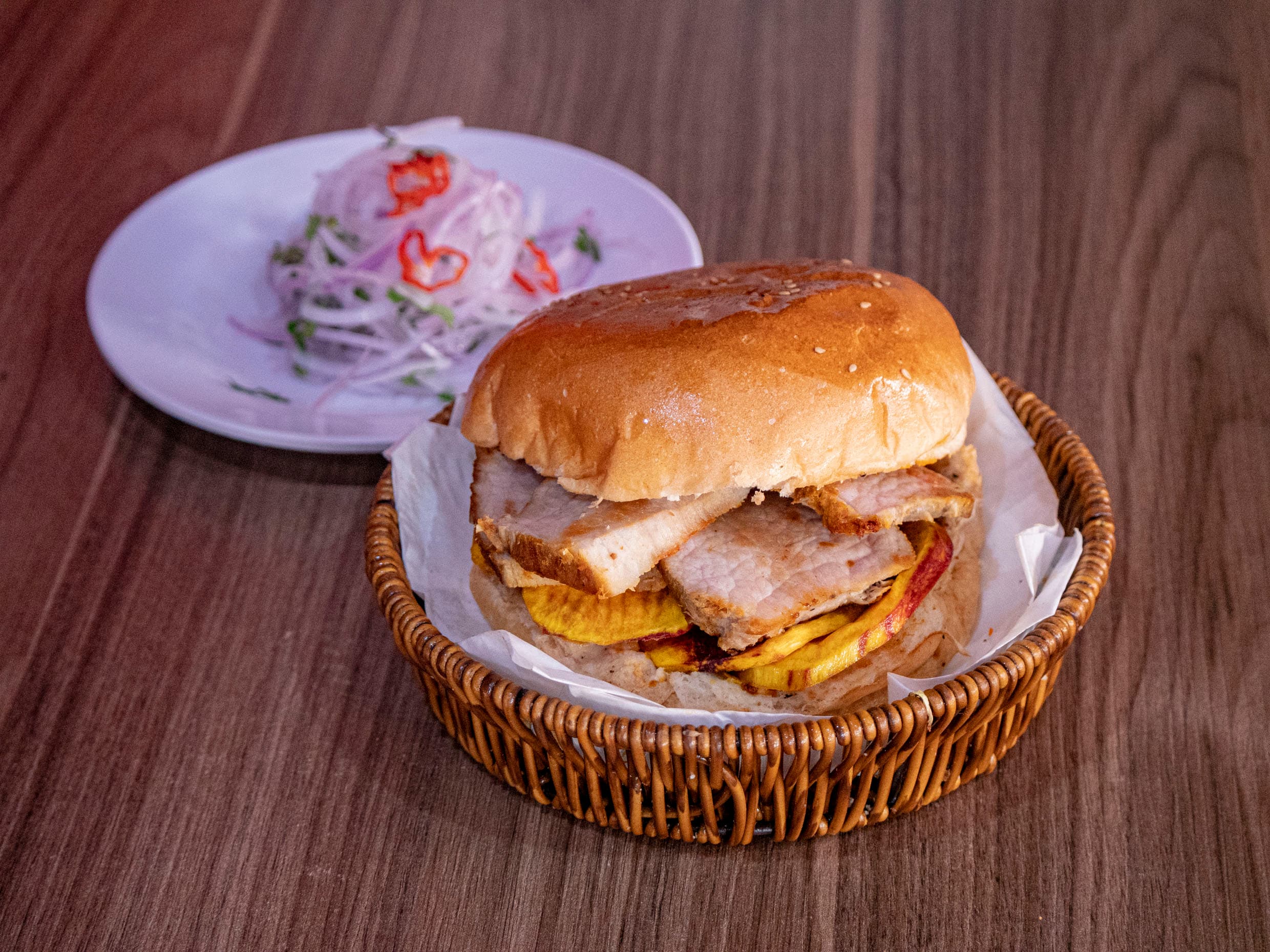 Sándwich de Chicharrón