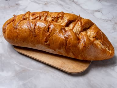 Pan trenza dulce relleno de higos
