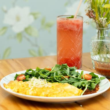Omelette de Queso y Chicharrón