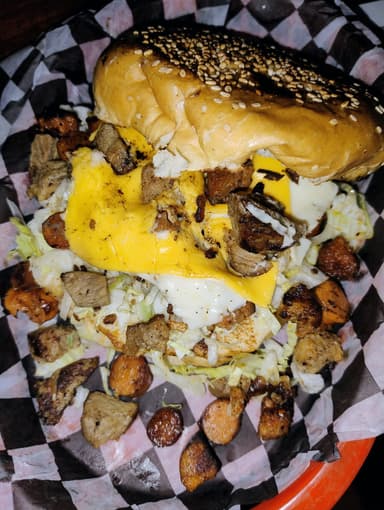 Burger  Ricardo con Papas