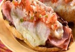 Mollete con Jamón