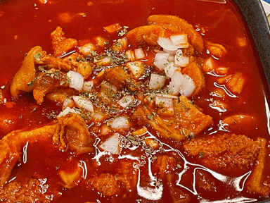 Caldo de Pata y Panza