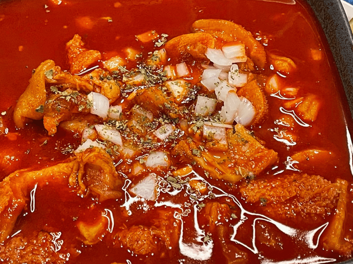 Caldo de Pata y Panza