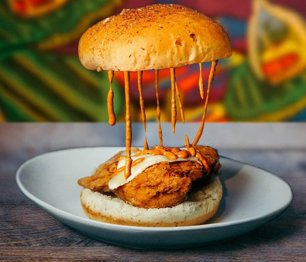 Hamburguesa Pollo Oriental