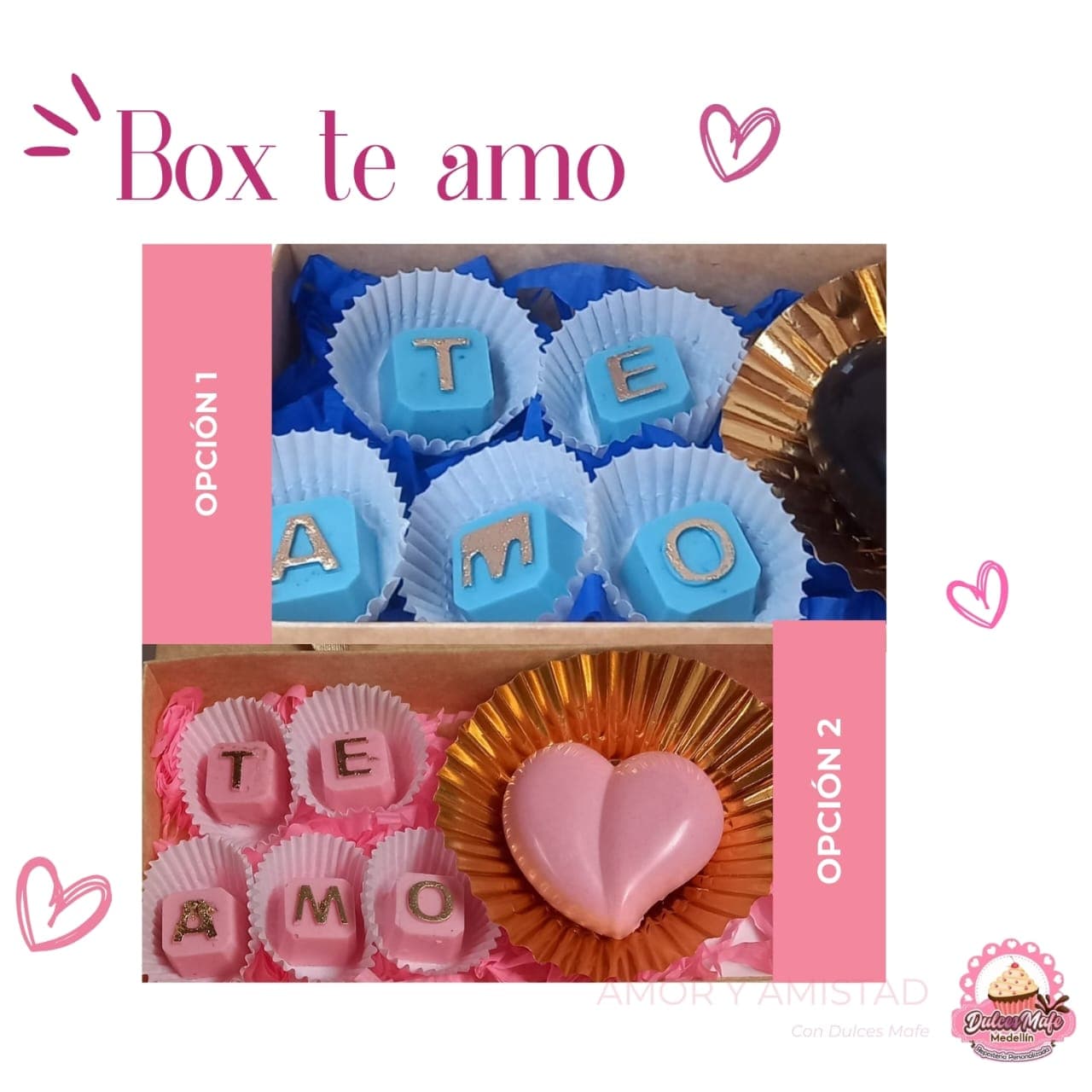 Chocolates Te amo